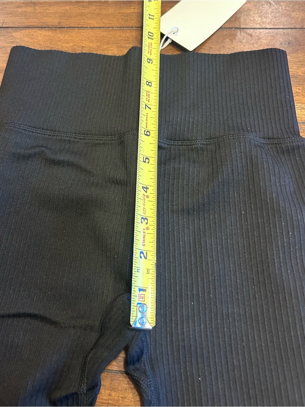Halara Leggings Size XS Ribbed High Rise Black NEW With Tags - Picture 9 of 9